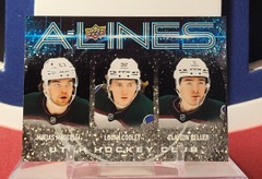 Matias Maccelli / Logan Cooley / Clayton Keller  2024-25 - A-Lines Speckle #Al-2 Upper Deck Series 1